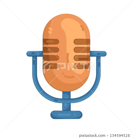 Illustration of microphone Illustration of microphone 134594528