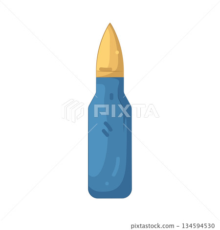 Illustration of bullet  134594530
