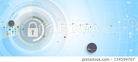 Future cyber technology web services for business and internet project. 134594707