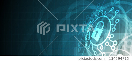 Future cyber technology web services for business and internet project. 134594715