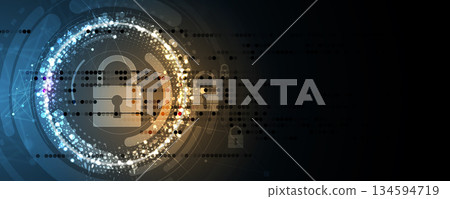 Future cyber technology web services for business and internet project. 134594719