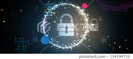 Future cyber technology web services for business and internet project. 134594720