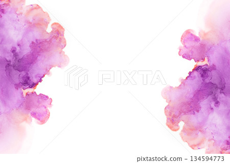 Watercolor style frame Watercolor style frame 134594773