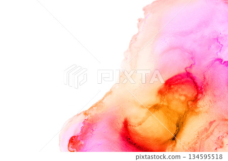 Cute watercolor background 134595518