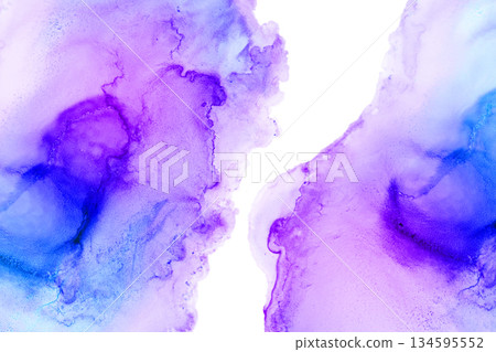 可愛的水彩背景 134595552