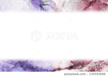 Watercolor style frame Watercolor style frame 134595699