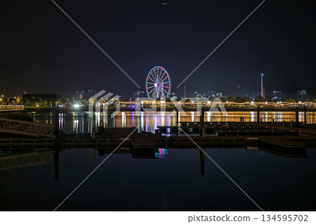 Doha,Qatar,12.12.2025,Nightlife and scenery of Doha, Qatar. Doha,Qatar,12.12.2025,Nightlife and scenery of Doha, Qatar. 134595702