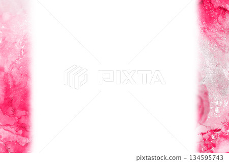 Watercolor style frame Watercolor style frame 134595743