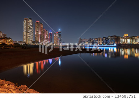 Doha,Qatar,12.12.2025,Nightlife and scenery of Doha, Qatar. 134595751