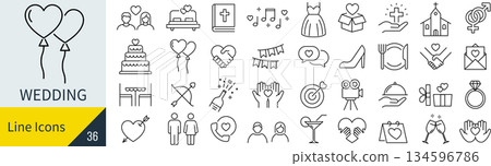 婚禮圖示集 134596786