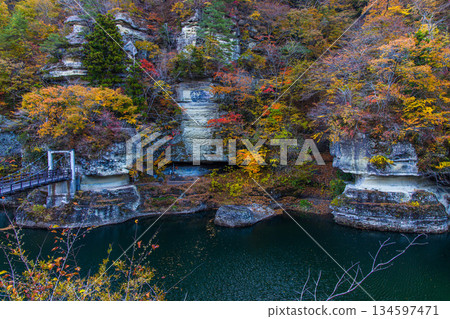 【福島縣桐之谷】一個歷經百萬年形成的美麗山谷 134597471