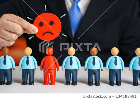 An extremely dissatisfied employee. Unsuitable for the position and doesn't meet the requirements. Understand the cause of the conflict. Workplace tension, mismatch of expectations. An extremely dissatisfied employee. Unsuitable for the position and doesn't meet the requirements. Understand the cause of the conflict. Workplace tension, mismatch of expectations. 134598491