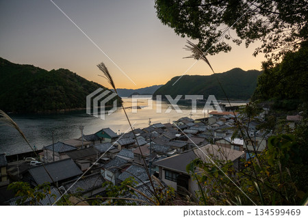 Scenery of the fishing village of Sugaricho, Owase City, Mie Prefecture Scenery of the fishing village of Sugaricho, Owase City, Mie Prefecture 134599469