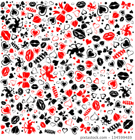 Valentine's Day Texture 134599489