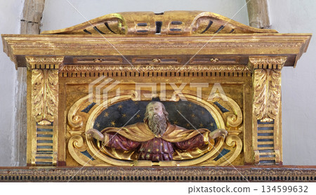 God the Father, Franciscan church of the Friars Minor in Dubrovnik, Croatia God the Father, Franciscan church of the Friars Minor in Dubrovnik, Croatia 134599632