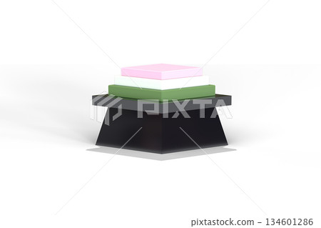 女兒節(Hinamatsuri)菱形年糕日式3D插畫素材(透明) 女兒節(Hinamatsuri)菱形年糕日式3D插畫素材(透明) 134601286