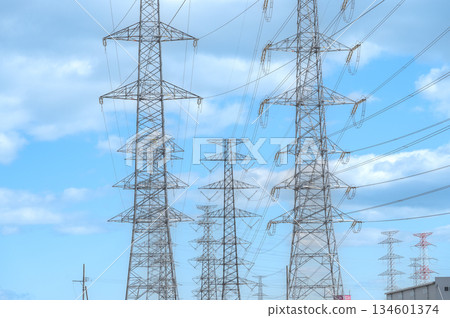 blue sky and tower 134601374