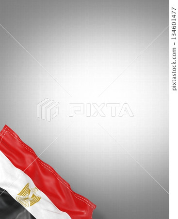 Egypt - national flag and gradient background - vertical poster - 3D illustration Egypt - national flag and gradient background - vertical poster - 3D illustration 134601477