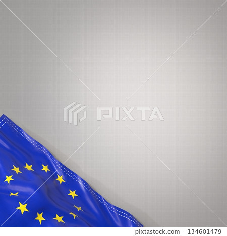 European Union - national flag and gradient background - square format - 3D illustration European Union - national flag and gradient background - square format - 3D illustration 134601479