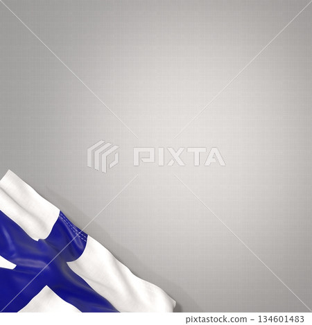 Finland - national flag and gradient background - square format - 3D illustration Finland - national flag and gradient background - square format - 3D illustration 134601483