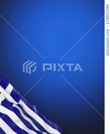 Greece - national flag and gradient background - vertical poster - 3D illustration Greece - national flag and gradient background - vertical poster - 3D illustration 134601494