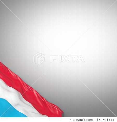 Luxembourg - national flag and gradient background - square format - 3D illustration 134601545