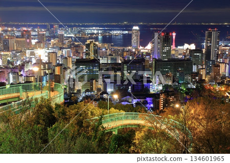 【兵庫縣】從六甲山（金星橋）眺望神戶夜景 134601965