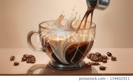 cup of coffee cup of coffee 134602911