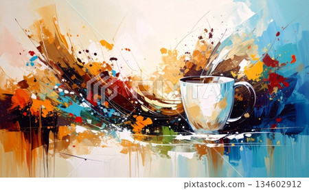 composite image of hot coffee composite image of hot coffee 134602912