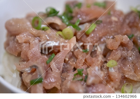 Image of horse mackerel namero bowl 134602966