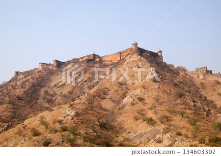 Jaigarh Fort near Jaipur is one of the most spectacular forts in India in Jaipur, Rajasthan, India 134603302