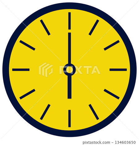 簡潔的時鐘圖示清楚指示6點鐘位置。扁平化的設計給人簡潔明了的感覺,有助於時間管理和規劃。 簡潔的時鐘圖示清楚指示6點鐘位置。扁平化的設計給人簡潔明了的感覺,有助於時間管理和規劃。 134603650
