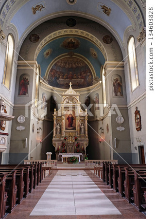 Basilica of the Sacred Heart of Jesus in Zagreb, Croatia 134603828