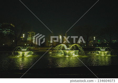 與噴泉的風景 134604073