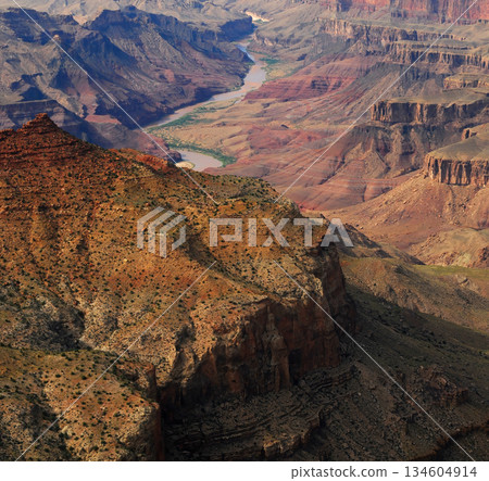 Cloudy Day At The Grand Canyon Arizona Cloudy Day At The Grand Canyon Arizona 134604914