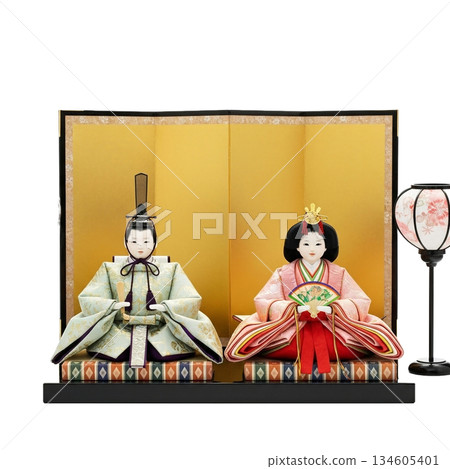 Simple and warm Hina dolls 134605401