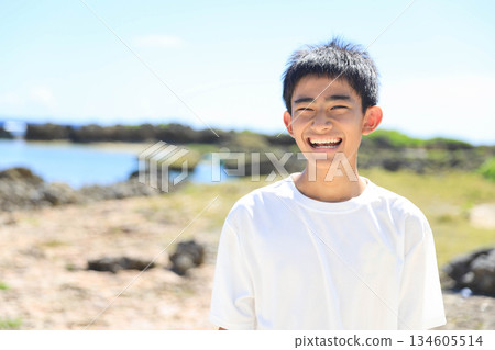 Healthy image smiling boy 134605514