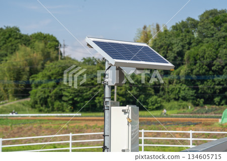Panels of solar power generation Panels of solar power generation 134605715
