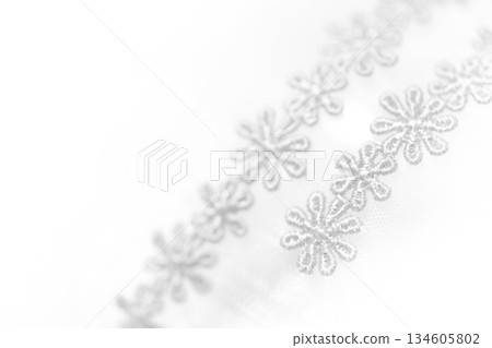 Lace flower background material 134605802