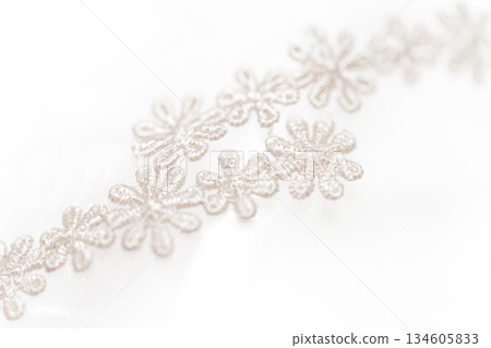 蕾絲花背景材料 134605833