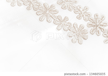 蕾絲花背景材料 134605835