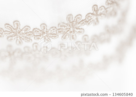 Lace flower background material 134605840