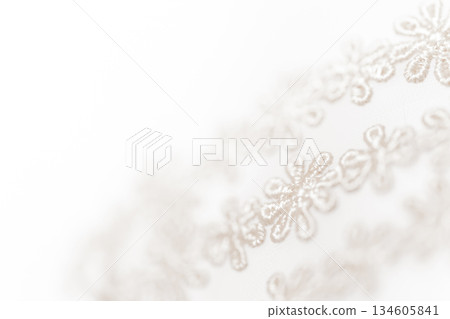 Lace flower background material 134605841