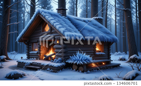 Diamond Cabin like a frosty jewel Diamond Cabin like a frosty jewel 134606701