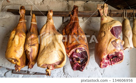 meat on the grill meat on the grill 134606956
