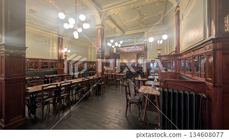 Interior design of the historic restaurant 134608077