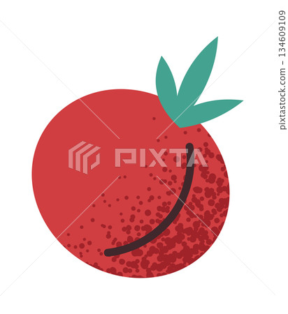 Whole fresh tomato pizza ingredient 134609109