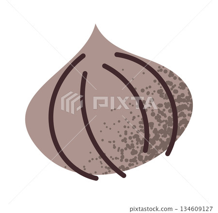 Fresh garlic cloves pizza seasoning 134609127