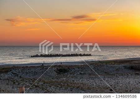 Scenery of Nakatajima Sand Dunes in Hamamatsu City (Shizuoka Prefecture) Scenery of Nakatajima Sand Dunes in Hamamatsu City (Shizuoka Prefecture) 134609586