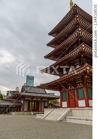 Osaka city in Japan 134610038